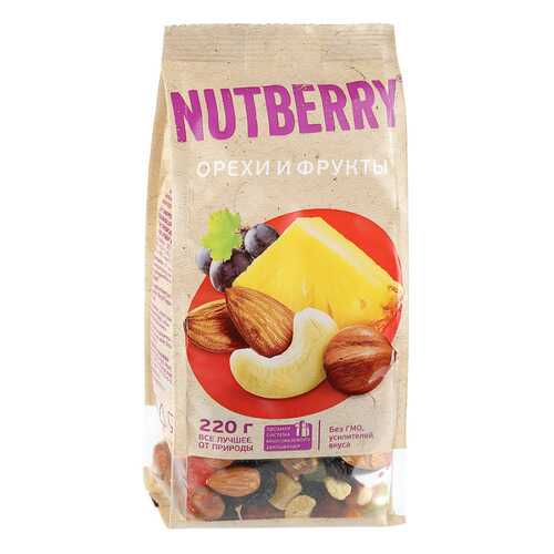 Смесь орехи-ягоды-фрукты Nutberry 220 г в Слата