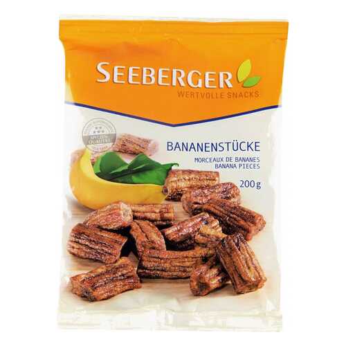Сухофрукты Seeberger бананы кусочками 200 г в Слата