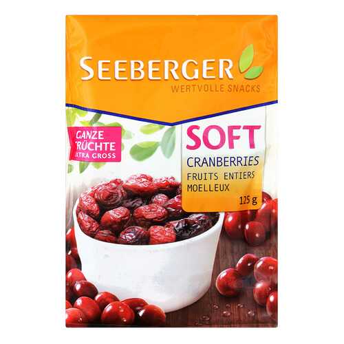 Сухофрукты Seeberger клюква мягкая 125 г в Слата