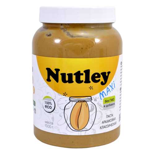 Паста арахисовая Nutley классическая 1 кг в Слата