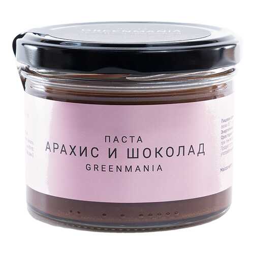 Паста GreenMania арахис и шоколад 200 г в Слата
