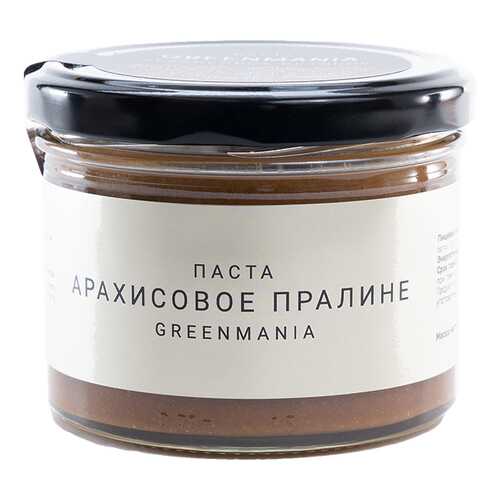Паста GreenMania арахисовое пралине 200 г в Слата
