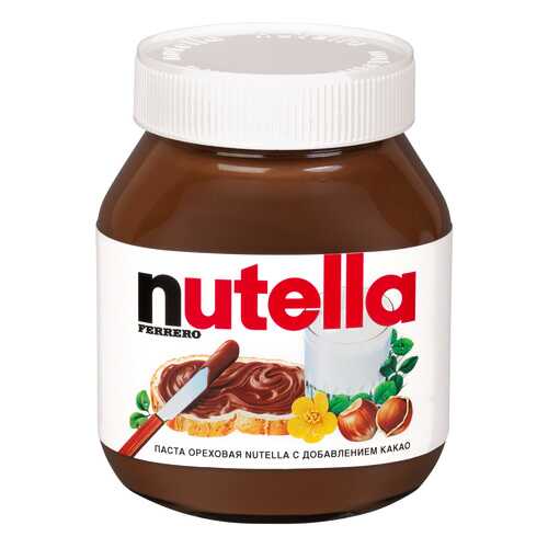 Паста шоколадная Nutella с добавлением какао 180 г в Слата