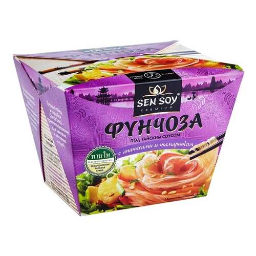 Фунчоза Sen Soy под тайским соусом с ананасом и тамариндом 125 г в Слата