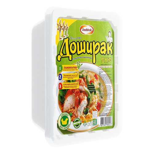 Лапша быстрого приготовления Доширак со вкусом курицы 90 г в Слата