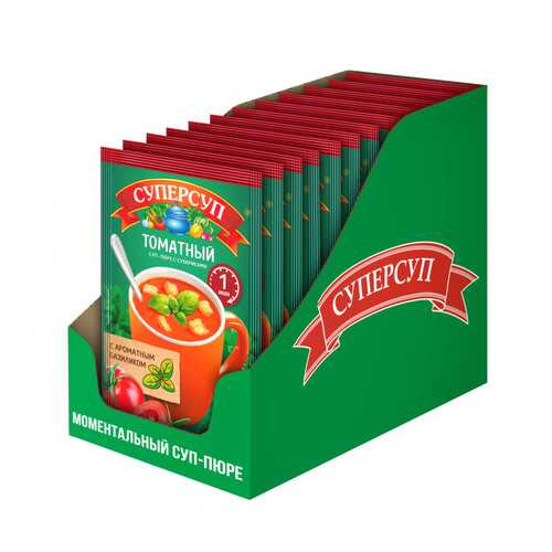 Суперсуп-пюре микс Русский Продукт 5 вкусов 5 видов по 4 шт 20-26.5 г в Слата