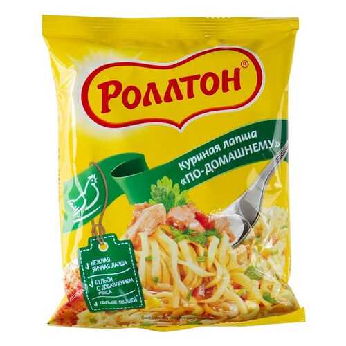 Вермишель Роллтон По-домашнему с курицей 85г в Слата