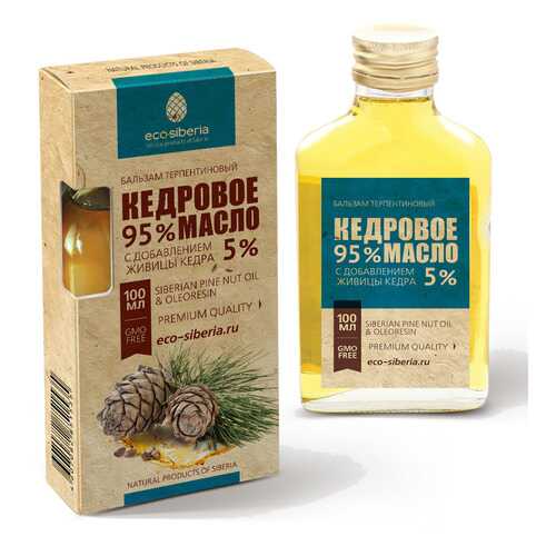 Кедровое масло с живицей кедра 5% ECO-SIBERIA, 100мл в Слата