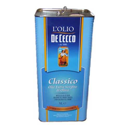 Масло De Cecco classico extra virgine оливковое нерафинированное 5 л в Слата