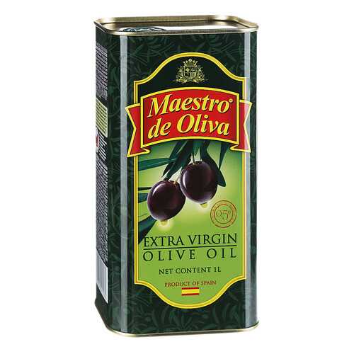 Масло Maestro de Oliva extra virgin оливковое нерафинированное 1 л в Слата