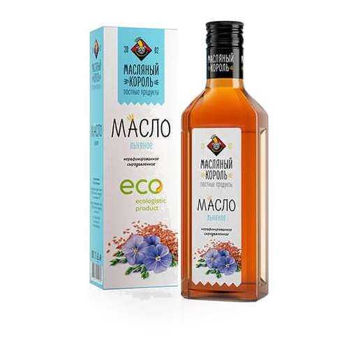 Масло МАСЛЯНЫЙ КОРОЛЬ льняное 100мл в Слата