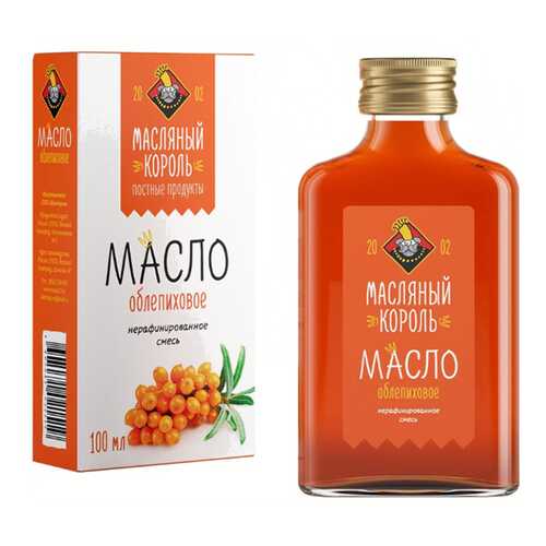 Масло облепиховое Масляный король смесь 100 мл в Слата