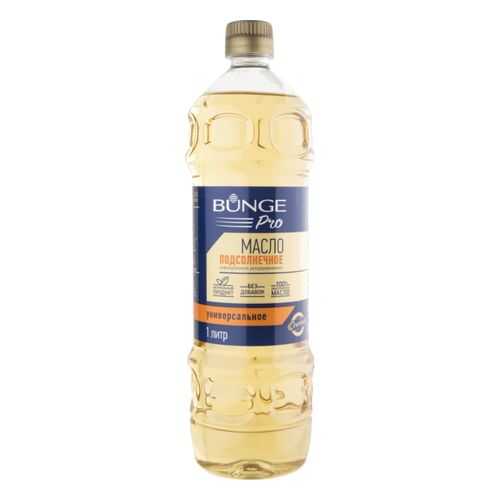 Масло подсолнечное Bunge Pro рафинированное дезодорированное 1 л в Слата