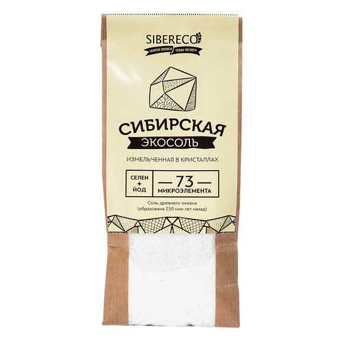 Экосоль Sibereco сибирская молотая 500 г в Слата