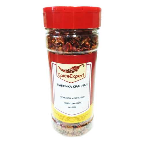 Паприка SpicExpert красная сладкая хлопья 6х6 85 г в Слата