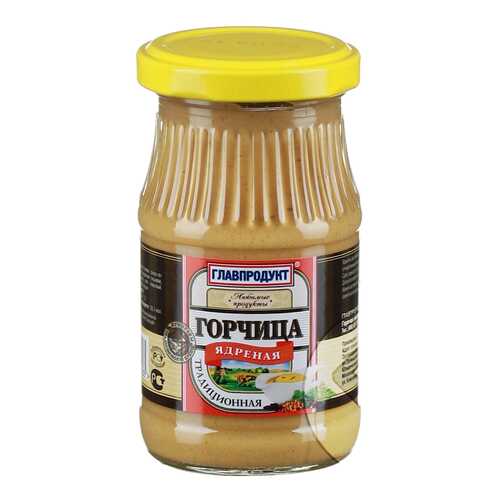 Горчица Главпродукт ядреная традиционная 170 г в Слата