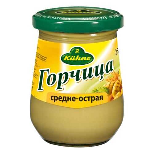 Горчица Kuhne средне-острая 250 мл в Слата