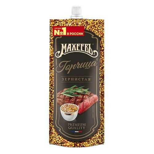 Горчица Махеевъ Зернистая, 140 гр в Слата