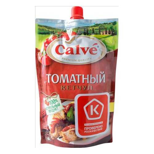 Кетчуп Calve томатный 350 г в Слата