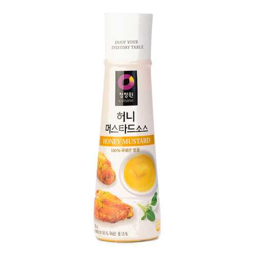 Соус Daesang Горчичный с мёдом к куриным крылышкам и мясу на гриле, 320 г, Южная Корея в Слата