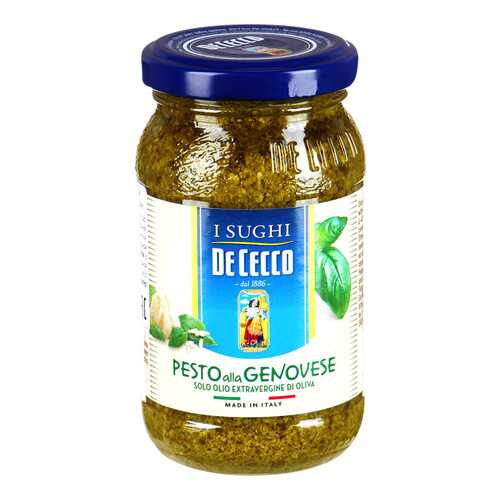 Соус De cecco pesto alla genovese на основе растительных масел 200 г в Слата