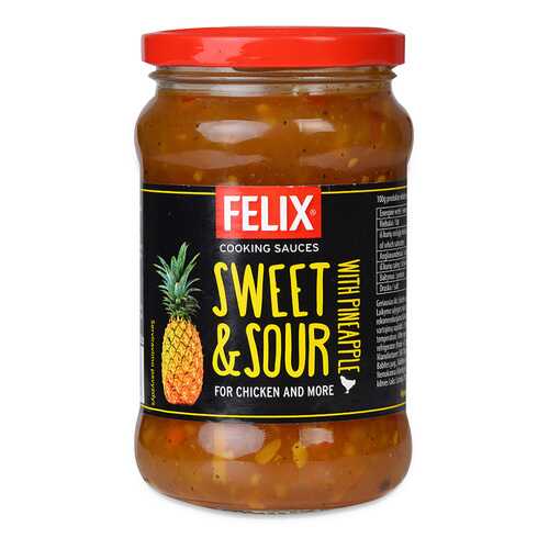 Соус Felix кисло-сладкий с ананасом SIA “Orkla Foods Latvia” 400г Латвия в Слата