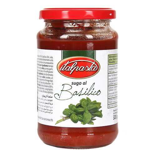 Соус томатный Italpasta с базиликом 320 г в Слата