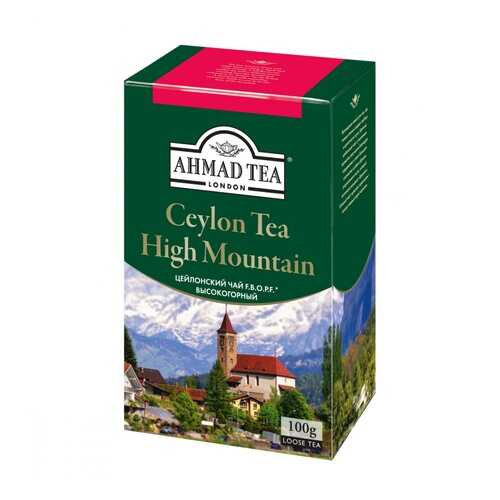 Чай Ahmad Ceylon Tea High Mountain, черный листовой, 100 гр в Слата