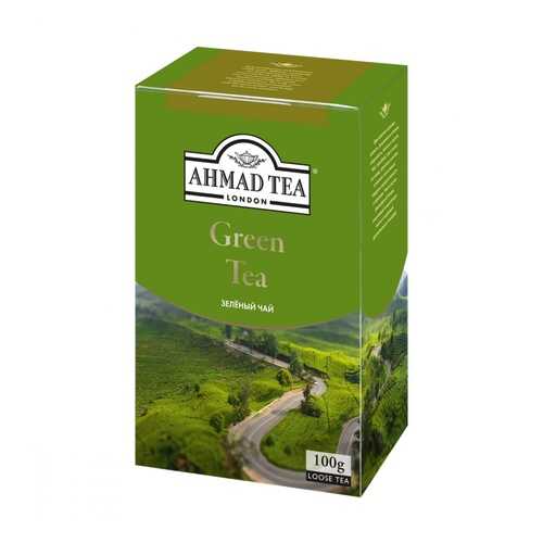 Чай Ahmad Green Tea, зеленый, листовой, 100 гр в Слата