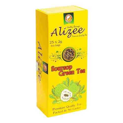 Чай Alizee Soursop Green Tea зеленый 25 пакетиков в Слата