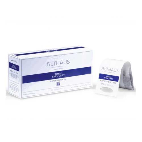 Чай Althaus Royal Earl Grey, чёрный с добавками, 20 пакетиков в Слата