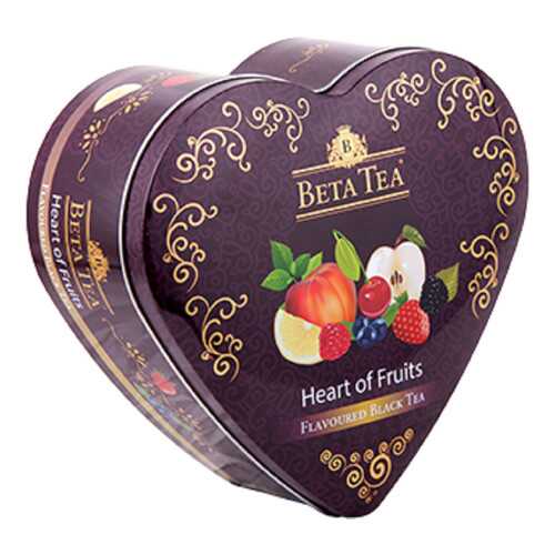 Чай Beta Tea фруктовое сердце в музыкальной шкатулке черный ассорти 40 пакетиков в Слата