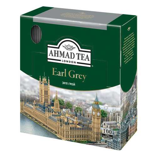 Чай черный Ahmad Tea earl grey 100 пакетиков в Слата
