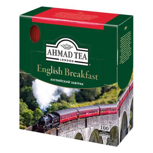 Чай черный Ahmad Tea english breakfast 100 пакетиков в Слата