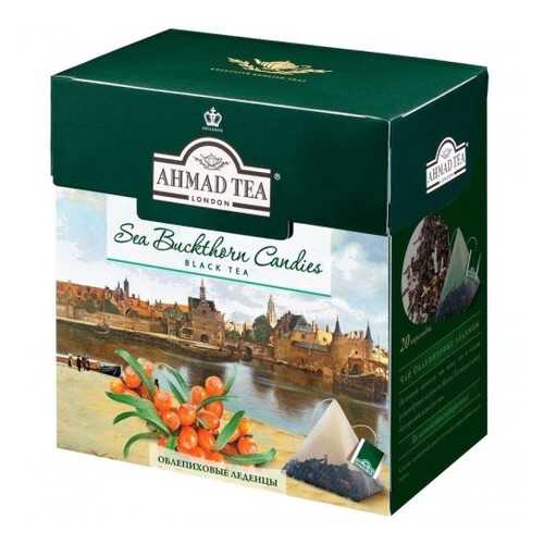 Чай черный Ahmad Tea облепиховые леденцы 20 пакетиков в Слата