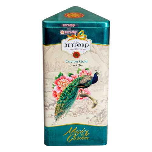 Чай черный Betford Magic garden павлин 300 г в Слата