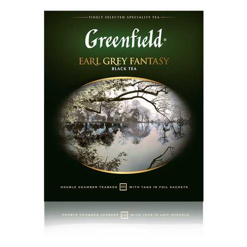 Чай черный Greenfield Earl Grey Fantasy 100 пакетиков в Слата