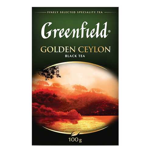 Чай черный листовой Greenfield Golden Ceylon 100 г в Слата