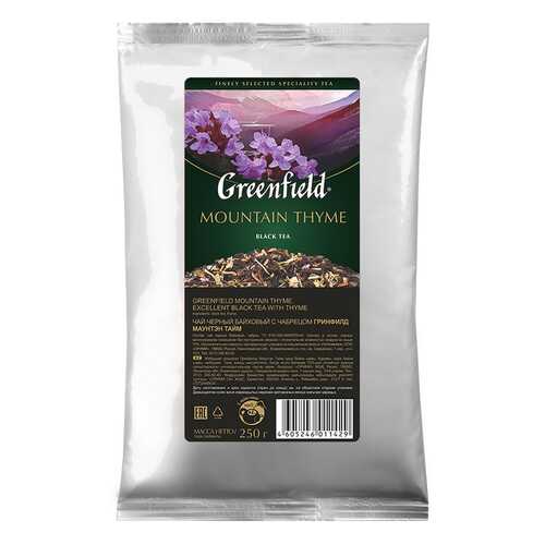 Чай черный листовой Greenfield Mountain Thyme 250 г в Слата