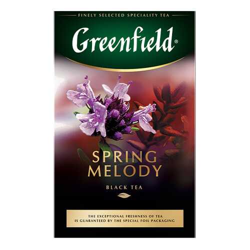 Чай черный листовой Greenfield Spring Melody 100 г в Слата