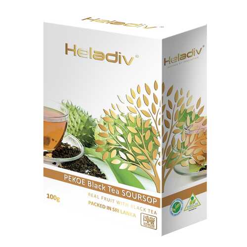 Чай черный листовой Heladiv soursop black tea 100 г в Слата
