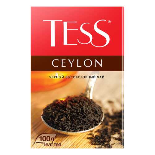 Чай черный листовой Tess Ceylon 100 г в Слата