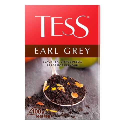 Чай черный листовой Tess Earl Gray 100 г в Слата