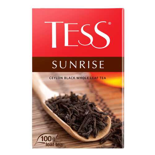 Чай черный листовой Tess Sunrise 100 г в Слата