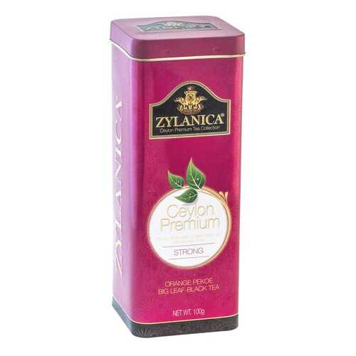 Чай черный листовой Zylanica batik design strong 100 г в Слата