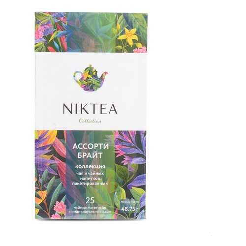 Чай черный Niktea Assorti Bright Ассорти 25 х 2 г к/к Россия в Слата