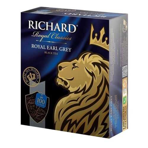 Чай черный Richard royal earl grey 100 пакетиков в Слата