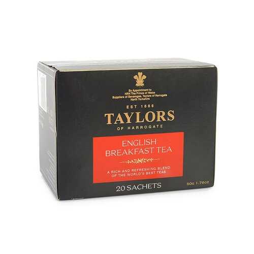 Чай черный Taylors of Harrogate Английский завтрак 20*2.5 г в Слата