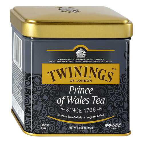 Чай черный Twinings принц уэльский байховый среднелистовой 100 г в Слата