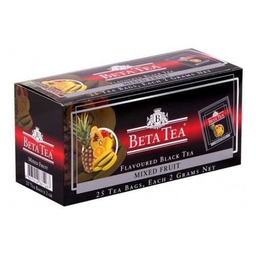Чай черный в пакетиках для чашки Beta Tea мультифрукт 25*2 г в Слата